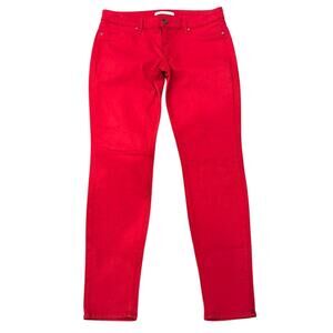 NWT Rich & Skinny Women's Low Rise Skinny Jean Red Size 30